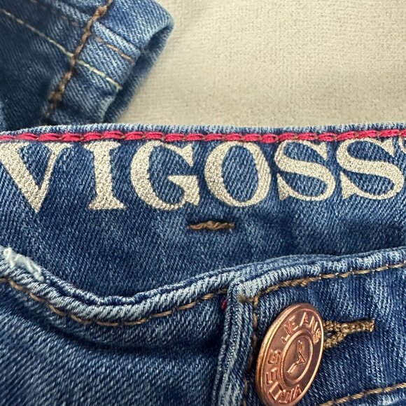 Vigoss Girls Blue Skinny Jeans Size 10 Mid-Rise Stretch Denim - Picture 3 of 7